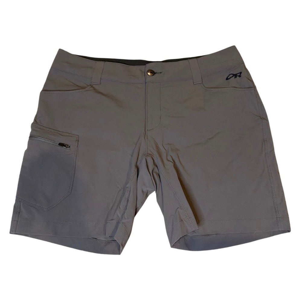 Outdoor Research Ferrosi Shorts Womens 8 Gray Hiking 7 Inch Inseam